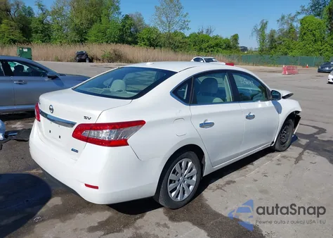 2013 Nissan Sentra Sv z USA, uszkodzony, nr VIN 3N1AB7AP2DL732614